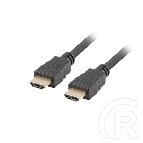 Lanberg HDMI kábel (M/M, v1.4, 3 m, CCS, aranyozott csatlakozó, fekete)