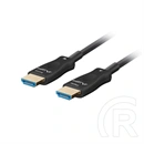 Lanberg HDMI kábel (M/M, v2.1, 20 m, optikai, AOC, fekete)