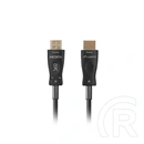 Lanberg HDMI kábel (M/M, v2.1, 20 m, optikai, AOC, fekete)
