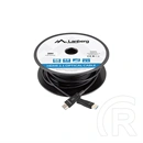 Lanberg HDMI kábel (M/M, v2.1, 20 m, optikai, AOC, fekete)