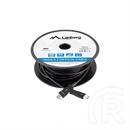 Lanberg HDMI v2.1 M/M AOC összekötő kábel (40 m, aktív optikai, Ultra High Speed, DSC, fekete)