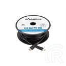 Lanberg HDMI v2.1 M/M AOC összekötő kábel (80 m, Ultra High Speed, DSC 1.2, 48 Gb/s, 8K@60Hz, fekete)