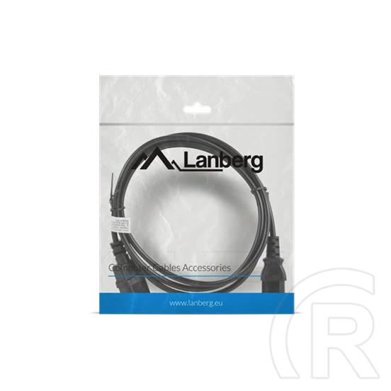 Lanberg IEC 320 C13-C14 tápkábel 1,8 m (fekete)