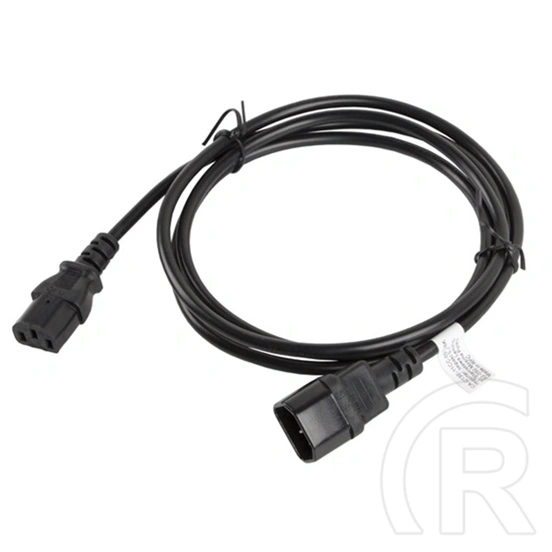 Lanberg IEC 320 C13–C14 kábel (1,8 m, VDE, fekete)