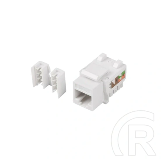 Lanberg Keystone (modul, CAT6, U/UTP, RJ45->LSA, 90°, fehér)