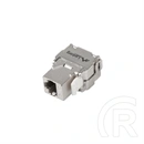 Lanberg Keystone modul (FTP, CAT5E, RJ45, szerszám nélküli, 22–26 AWG, ezüst)