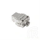 Lanberg Keystone modul (FTP, CAT5E, RJ45, szerszám nélküli, 22–26 AWG, ezüst)