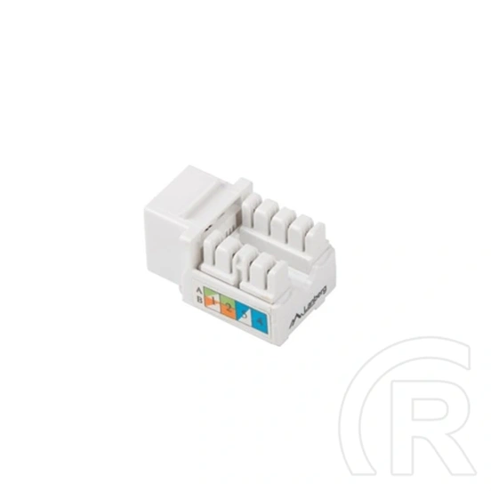 Lanberg Keystone modul RJ45->LSA 90° (CAT5e, U/UTP, fehér, AWG 22-26)