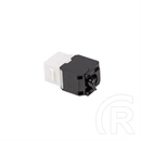 Lanberg Keystone modul (RJ45, CAT5e, U/UTP, szerszám nélküli, PoE, ezüst)