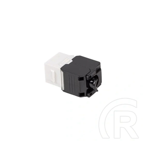 Lanberg Keystone modul (RJ45, CAT5e, U/UTP, szerszám nélküli, PoE, ezüst)