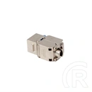 Lanberg Keystone modul (RJ45, CAT6A FTP, szerszám nélkül szerelhető, ezüst)