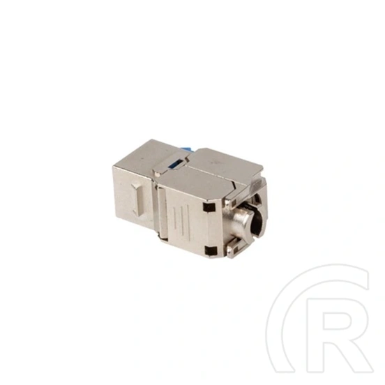 Lanberg Keystone modul (RJ45, CAT6A FTP, szerszám nélkül szerelhető, ezüst)