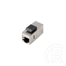 Lanberg Keystone toldó (CAT6, FTP, átmenő, RJ45-RJ45, PoE, 36 V, ezüst)
