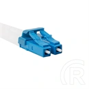 Lanberg LC/UPC-LC/UPC optikai patch kábel (2 m, duplex, egymódú, G657A1, 9/125, LSZH, sárga)