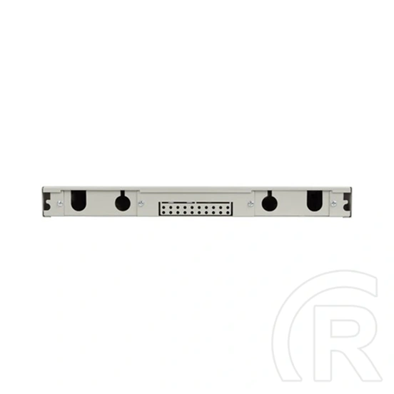 Lanberg Optikai Patch Panel (19", 1U, 24 port, 24xSC simplex/24xLC duplex, kihúzható, szürke)