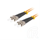 Lanberg Optikai patch MM ST/UPC-ST/UPC duplex 1 m (LSZH, OM2, 50/125, 3,0 mm, narancssárga)