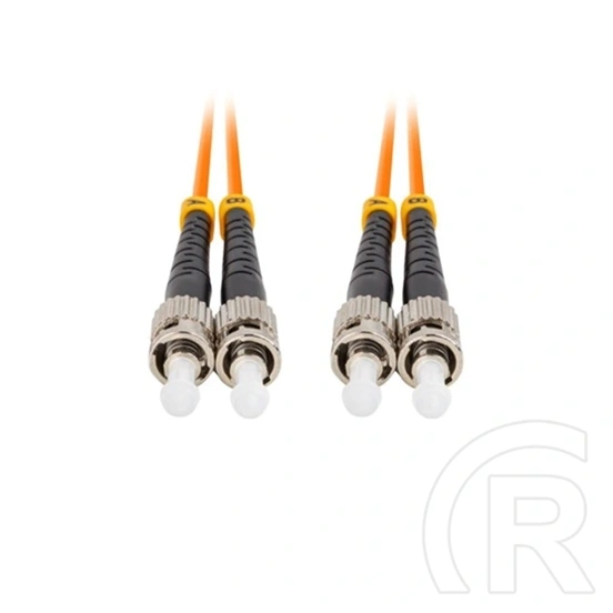 Lanberg Optikai patch MM ST/UPC-ST/UPC duplex 1 m (LSZH, OM2, 50/125, 3,0 mm, narancssárga)