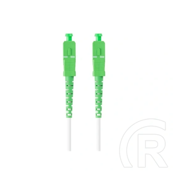Lanberg Optikai patch SM SC/APC-SC/APC szimplex (2,5 m, G657B3, 3,0 mm, 9/125, LSZH, fehér)