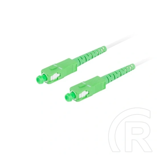 Lanberg Optikai patch SM SC/APC-SC/APC szimplex (2,5 m, G657B3, 3,0 mm, 9/125, LSZH, fehér)