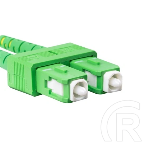 Lanberg Optikai patch SM (SC/APC - LC/APC, duplex, 2 m, LSZH, G657A1, 3 mm, sárga)