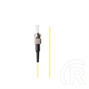 Lanberg Optikai pigtail SM ST/UPC 9/125 G657A1 (2 m, Easy Strip, LSZH, sárga)