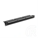 Lanberg Patch Panel (19", 1U, 24 port, CAT5e, fekete)