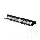 Lanberg Patch Panel (19", 1U, 24 port, CAT5e, fekete)