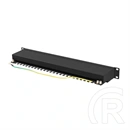 Lanberg Patch Panel (19", 1U, 24 port, CAT6A FTP, fekete)