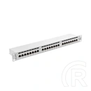 Lanberg Patch Panel (19", 1U, 24 port, CAT6, árnyékolt, szürke)