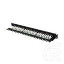 Lanberg Patch Panel (19", 1U, 24 port, CAT6, fekete)