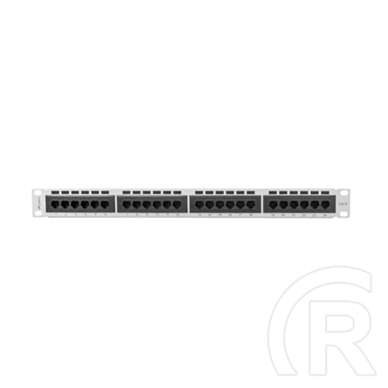 Lanberg Patch Panel (19", 1U, 24 port, CAT6, szürke)