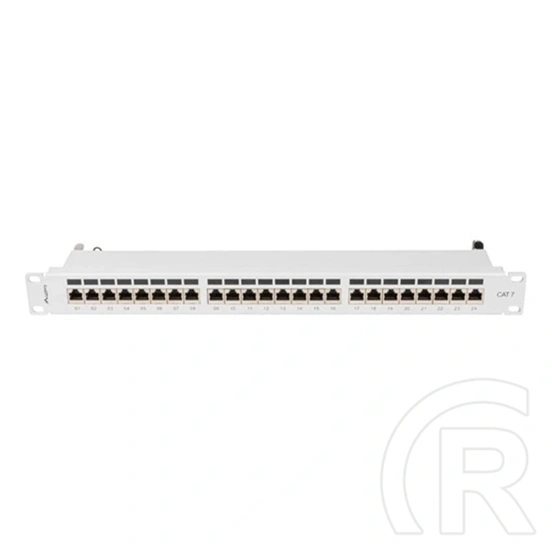 Lanberg Patch Panel (19", 1U, 24 port, CAT7 FTP, szürke)