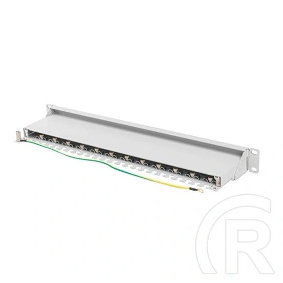 Lanberg Patch Panel (19", 1U, 24 port, CAT7 FTP, szürke)