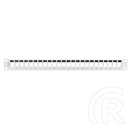 Lanberg Patch Panel (19", 1U, 24 port, tehermentesítő, szürke)
