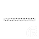 Lanberg Patch Panel (19", 1U, 24 port, üres, tehermentesítő, szürke)