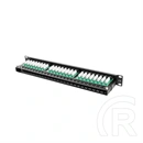 Lanberg Patch Panel (19", 1U, 48 port, CAT5E, fekete)
