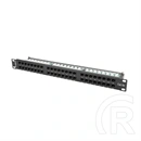Lanberg Patch Panel (19", 1U, 48 port, CAT5E, fekete)