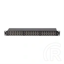 Lanberg Patch Panel (19", 1U, 48 port, CAT5e FTP, fekete)