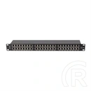 Lanberg Patch Panel (19", 1U, 48 port, CAT6A FTP, fekete)