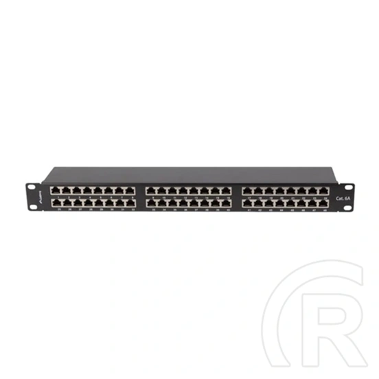 Lanberg Patch Panel (19", 1U, 48 port, CAT6A FTP, fekete)