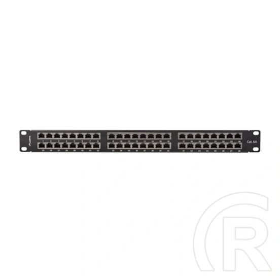 Lanberg Patch Panel (19", 1U, 48 port, CAT6A FTP, fekete)