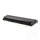 Lanberg Patch Panel (19", 1U, 48 port, CAT6 FTP, fekete)