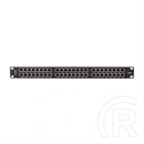 Lanberg Patch Panel (19", 1U, 48 port, CAT6 FTP, fekete)