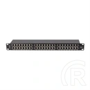 Lanberg Patch Panel (19", 1U, 48 port, CAT6 FTP, fekete)