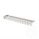 Lanberg Patch Panel (19", 1U, 48 port, FTP, tehermentesítő, szürke)