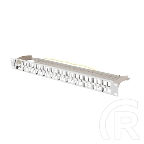 Lanberg Patch Panel (19", 1U, 48 port, FTP, tehermentesítő, szürke)