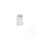 Lanberg RJ45 csatlakozó (CAT5e, U/UTP, 8P8C, 100 db, átlátszó)