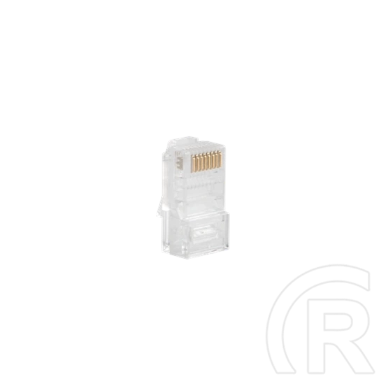 Lanberg RJ45 csatlakozó (CAT5e, U/UTP, 8P8C, 100 db, átlátszó)