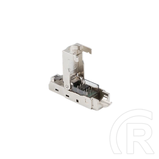 Lanberg RJ45 csatlakozó (CAT6A, F/UTP, szerszám nélkül szerelhető, ezüst)