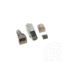 Lanberg RJ45 csatlakozó (CAT6A, F/UTP, szerszám nélkül szerelhető, ezüst)